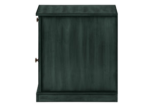 Monarch Specialties Accent Table – Elegant Antique Blue Veneer Side Table with Storage Drawer & Adjustable Shelf, 24" High Default Title  