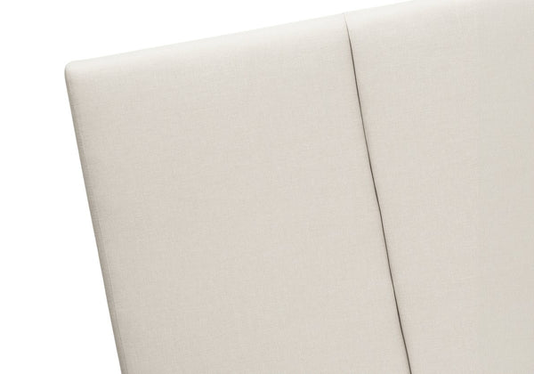 Monarch Specialties Bed, Upholstered Platform with Storage Drawers - Stylish Contemporary Design for Modern Bedrooms BEIGE,BLACK 88 L x 64.25 W x 50 H 