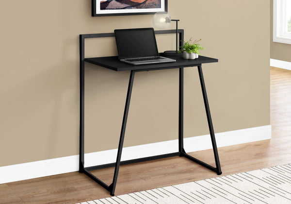 Monarch Specialties Computer Desk - Sleek 30" Black Laminate & Metal Design for Stylish Home Office & Study Space! Default Title  