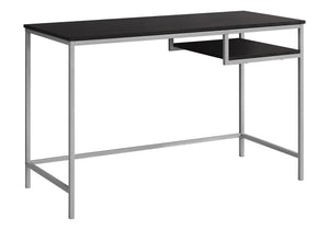 Monarch Specialties Computer Desk – Modern Industrial Style with Sleek White Top and Sturdy Metal Base for Home Office ESPRESSO 48 L x 22 W x 30 H 