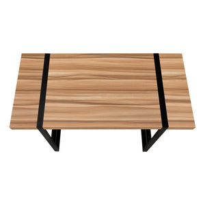 Monarch Specialties Computer Desk: Stylish Industrial Design with Spacious Top, Sturdy Metal Legs for Home Office Use BROWN 49 L x 23.75 W x 30 H I 7657