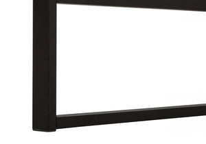 Monarch Specialties Computer Desk: Stylish Industrial Design with Spacious Top, Sturdy Metal Legs for Home Office Use BROWN 49 L x 23.75 W x 30 H I 7657