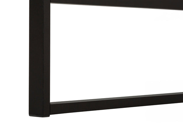 Monarch Specialties Computer Desk: Stylish Industrial Design with Spacious Top, Sturdy Metal Legs for Home Office Use BROWN 49 L x 23.75 W x 30 H I 7657