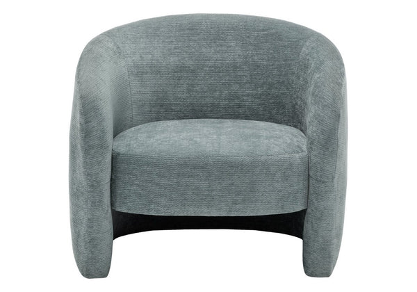 Monarch Specialties Accent Chair Barrel Silhouette Upholstered Coil Spring Seat for Living Room Decor Teal I 8023