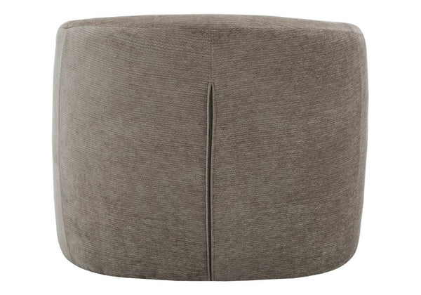 Monarch Specialties Accent Chair Barrel Silhouette Upholstered Coil Spring Seat for Living Room Decor Brown I 8025
