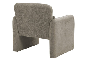 Monarch Specialties Accent Chair Soft Touch Fabric Upholstered Seat for Modern Living Room or Bedroom Grey I 8027