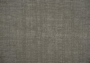 Accent Chair with Walnut Arms Foam Cushion Dark Grey Fabric for Living Room