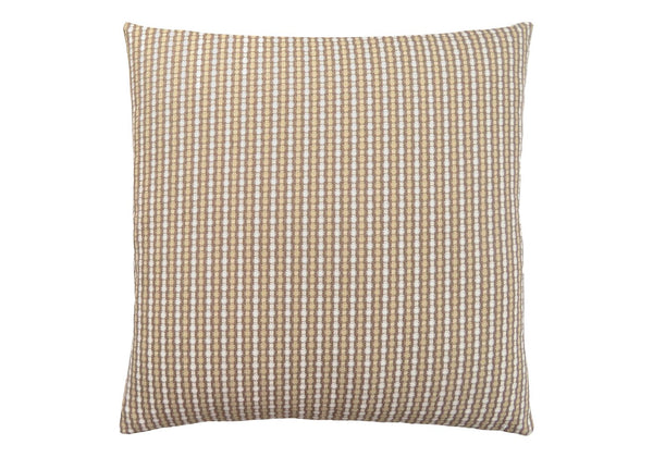 Monarch Specialties Pillows, Decorative Square Accent with Geometric Design, Soft Polyester, Easy-Care, Modern Home Decor TAUPE 18 L x 6 W x 18 H 