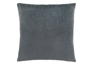 Monarch Specialties Pillows, 18x18 Square Velvet Accent, Luxurious Grey Throw for Sofa, Couch, Bedroom Décor - Hypoallergenic Default Title  