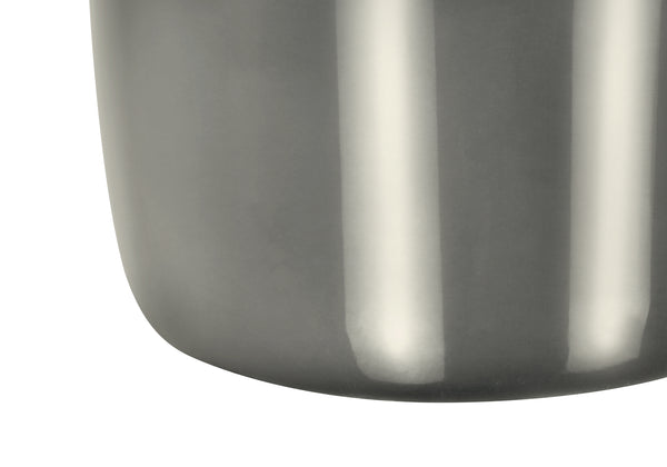 Monarch Specialties Lighting, Contemporary 25” Table Lamp with Unique Two-Leg Design and Elegant Linen Shade for Home Decor GREY,IVORY,SILVER 16.5 L x 11 W x 25.25 H I 9661