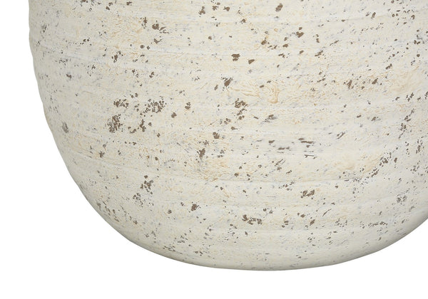 Monarch Specialties Lighting, 20" Modern Table Lamp with Textured Concrete Base and Elegant Linen Shade, Stylish Design CREAM,IVORY 14 L x 14 W x 20 H 2