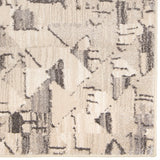 Orian Rugs Illusions Beckett Machine Woven Polypropylene Contemporary Area Rug Soft White Polypropylene