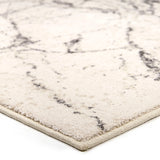 Orian Rugs Illusions Marble Hill Machine Woven Polypropylene Contemporary Area Rug Soft White Polypropylene