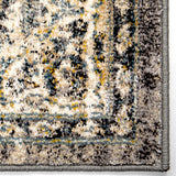 Orian Rugs Imperial Kelly Distressed Machine Woven Polypropylene Traditional Area Rug Grey Polypropylene