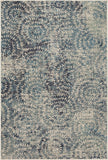 Imprinted Blooms Area Rug: Eco-Friendly, Stain-Resistant Floral Design, Made in USA