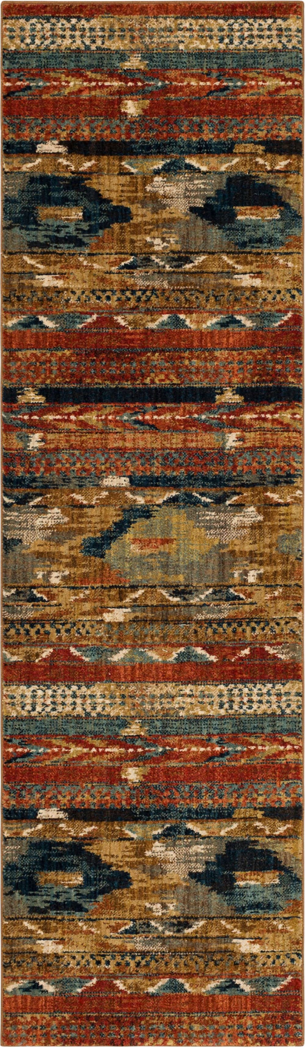 Infused Aquamarine 3' 5" x 5' 5" Area Rug Karastan Rugs