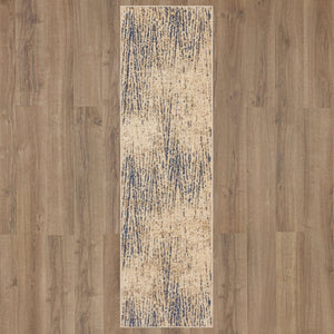 Karastan Rugs Vanguard by Drew & Jonathan Home Intrepid Machine Woven Triexta Modern/Contemporary Area Rug Periwinkle 2' 4" x 7' 10"