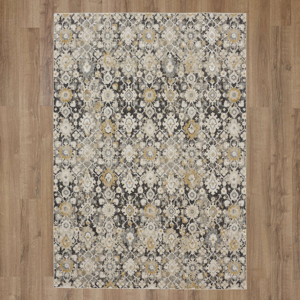 Karastan Rugs Windemere Ireby Machine Woven  Area Rug Gray 10' x 14'
