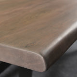 Ironwood Collection Dining Table Salt Flat - Ironwood Collection Dining Table Dark Vinegar finish SFIRONTBL00DV Malouf