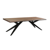 Ironwood Collection Dining Table Salt Flat - Ironwood Collection Dining Table Dark Vinegar finish SFIRONTBL00DV Malouf