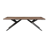 Ironwood Collection Dining Table Salt Flat - Ironwood Collection Dining Table Dark Vinegar finish SFIRONTBL00DV Malouf