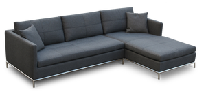 Soho Concept Soho Flat Lounge Armchair - Modern Chrome Design, Premium Upholstery, Perfect For Istanbul Sectional Black  Soho-concept-dining-chair-13510