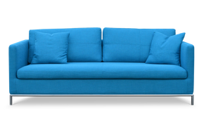 Soho Concept Zara Small Armchair - Contemporary Brushed Stainless Steel With Istanbul Fabric, Stylish Comfort & Support Turquoise  Soho-concept-dining-chair-13518