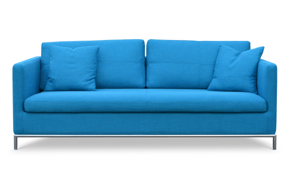 Soho Concept Zara Small Armchair - Contemporary Brushed Stainless Steel With Istanbul Fabric, Stylish Comfort & Support Turquoise  Soho-concept-dining-chair-13518