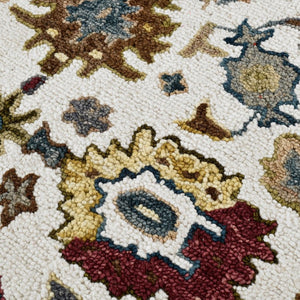 Amer Rugs Jackson Traditional Style Hand-hooked Area Rug - Luxurious Wool Design For Timeless Home Elegance Ivory Wool Jac10203