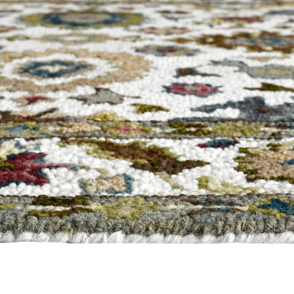 Amer Rugs Jackson Traditional Style Hand-hooked Area Rug - Luxurious Wool Design For Timeless Home Elegance Ivory Wool Jac10203