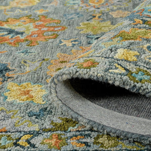 Amer Rugs Jackson Traditional Style Hand-hooked Area Rug - Luxurious Wool Design For Timeless Home Elegance Gray Wool Jac103656