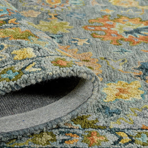 Amer Rugs Jackson Traditional Style Hand-hooked Area Rug - Luxurious Wool Design For Timeless Home Elegance Gray Wool Jac103656