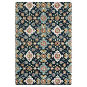 Amer Rugs Jackson Traditional Style Hand-hooked Area Rug - Luxurious Wool Design For Timeless Home Elegance Navy Wool Jac30810