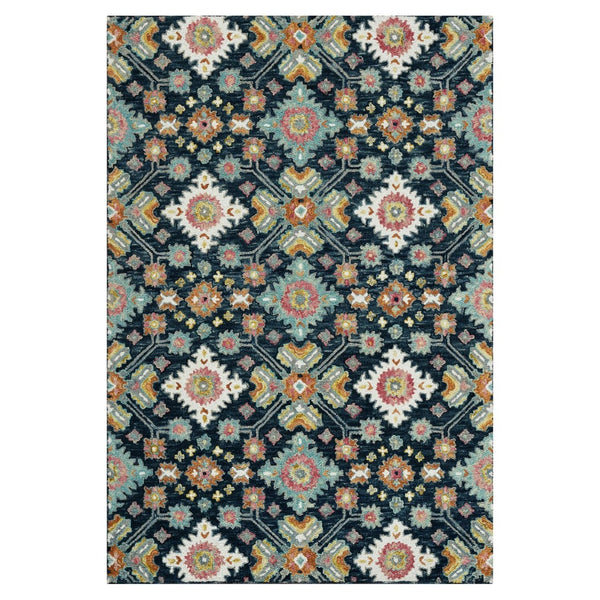 Amer Rugs Jackson Traditional Style Hand-hooked Area Rug - Luxurious Wool Design For Timeless Home Elegance Navy Wool Jac30810