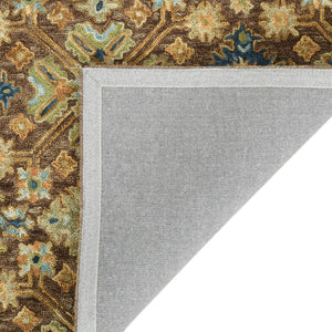 Amer Rugs Jackson Traditional Style Hand-hooked Area Rug - Luxurious Wool Design For Timeless Home Elegance Brown Wool Jac40810