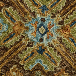 Amer Rugs Jackson Traditional Style Hand-hooked Area Rug - Luxurious Wool Design For Timeless Home Elegance Brown Wool Jac40810