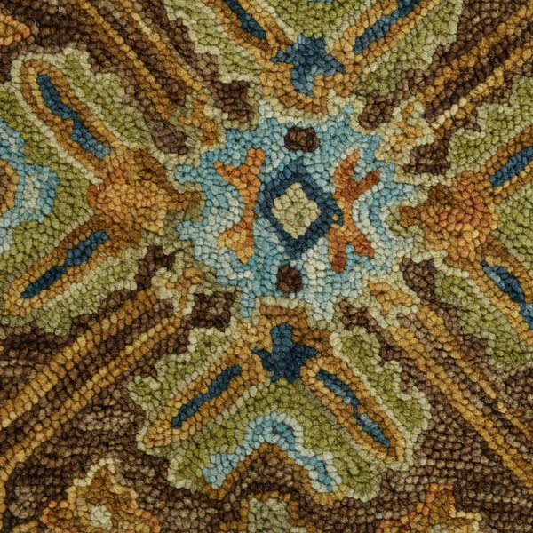 Amer Rugs Jackson Traditional Style Hand-hooked Area Rug - Luxurious Wool Design For Timeless Home Elegance Brown Wool Jac40810