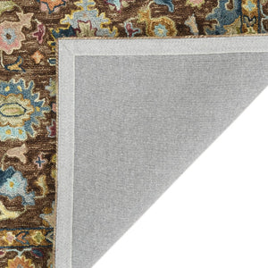 Amer Rugs Jackson Traditional Style Hand-hooked Area Rug - Luxurious Wool Design For Timeless Home Elegance Brown Wool Jac60203