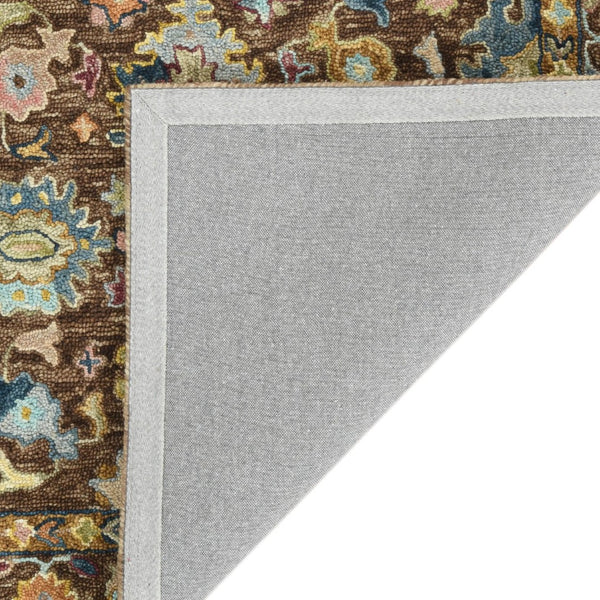 Amer Rugs Jackson Traditional Style Hand-hooked Area Rug - Luxurious Wool Design For Timeless Home Elegance Brown Wool Jac60203