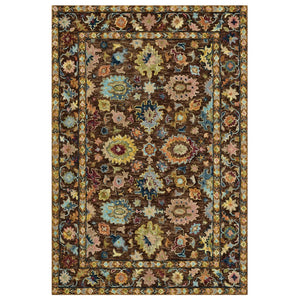 Amer Rugs Jackson Traditional Style Hand-hooked Area Rug - Luxurious Wool Design For Timeless Home Elegance Brown Wool Jac60203
