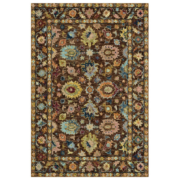 Amer Rugs Jackson Traditional Style Hand-hooked Area Rug - Luxurious Wool Design For Timeless Home Elegance Brown Wool Jac60203