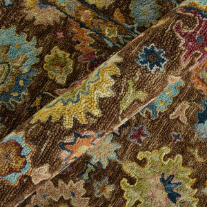 Amer Rugs Jackson Traditional Style Hand-hooked Area Rug - Luxurious Wool Design For Timeless Home Elegance Brown Wool Jac60203