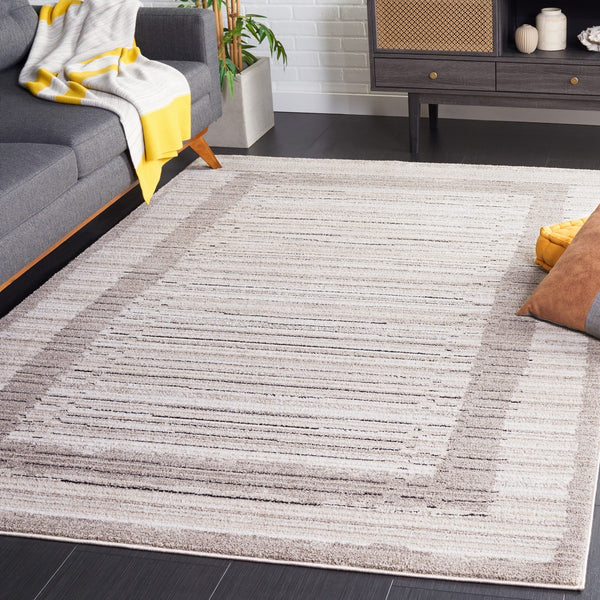 Safavieh Jade 103 Power Loomed Transitional Rug Ivory / Beige Black JAD103A-9