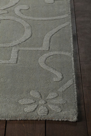 Chandra Rugs Hand-woven Transitional Rug - Luxurious 100% Wool Masterpiece With Unique Patterns For Elegant Spaces Blue Wool Jai18903-57