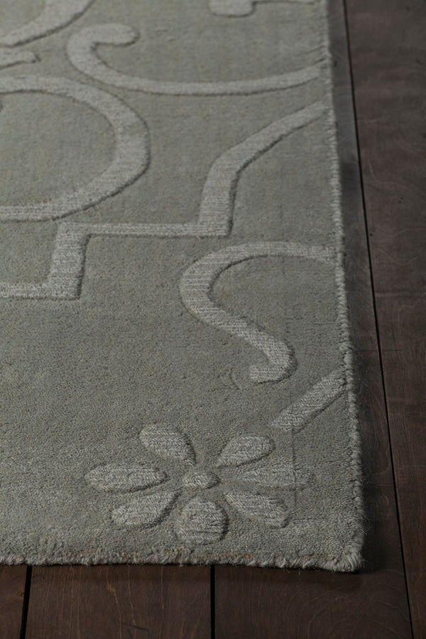 Chandra Rugs Hand-woven Transitional Rug - Luxurious 100% Wool Masterpiece With Unique Patterns For Elegant Spaces Blue Wool Jai18903-57