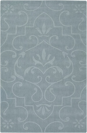 Chandra Rugs Hand-woven Transitional Rug - Luxurious 100% Wool Masterpiece With Unique Patterns For Elegant Spaces Blue Wool Jai18903-57