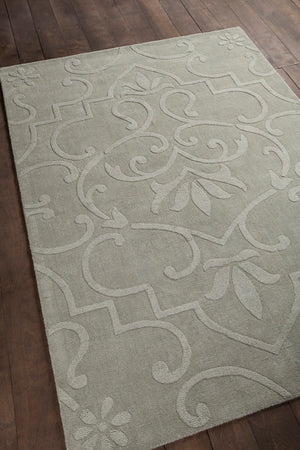 Chandra Rugs Hand-woven Transitional Rug - Luxurious 100% Wool Masterpiece With Unique Patterns For Elegant Spaces Blue Wool Jai18903-57