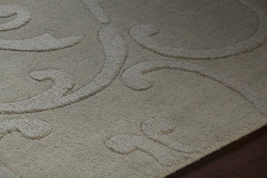 Chandra Rugs Hand-woven Transitional Rug - Luxurious 100% Wool Masterpiece With Unique Patterns For Elegant Spaces Blue Wool Jai18903-57