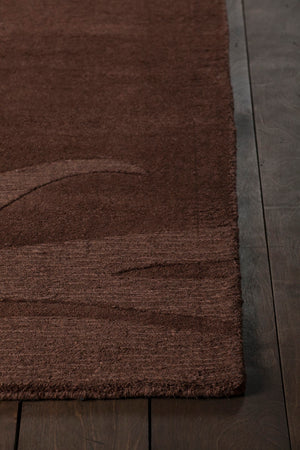 Chandra Rugs Hand-woven Transitional Rug - Premium Wool, Unique Patterns, Elevate Home Décor With Artistry & Comfort Brown Wool Jai18904-57