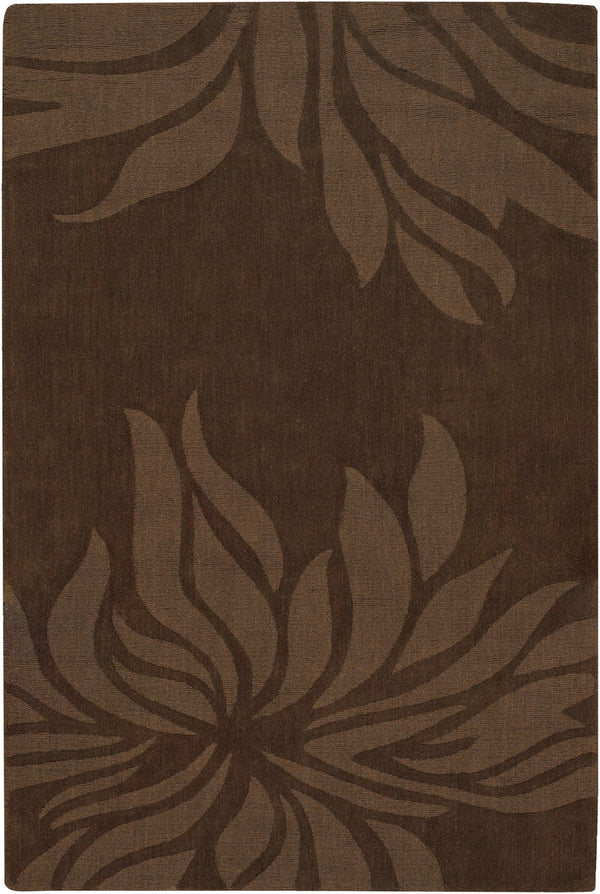 Chandra Rugs Hand-woven Transitional Rug - Premium Wool, Unique Patterns, Elevate Home Décor With Artistry & Comfort Brown Wool Jai18904-57